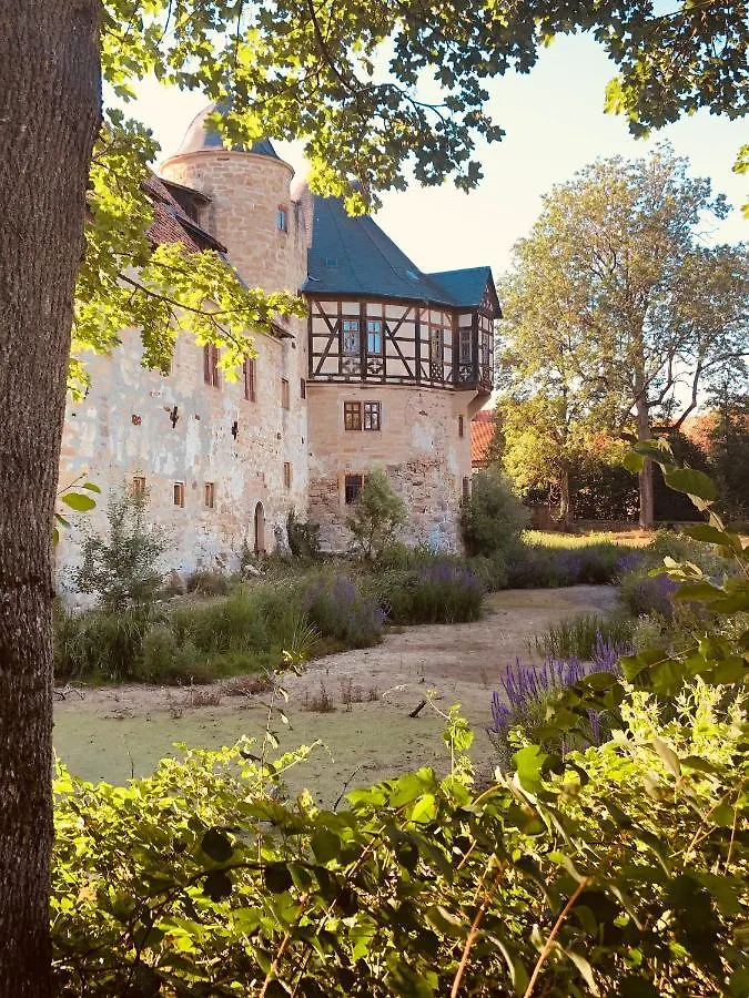 Urlaub Im Wasserschloss Irmelshausen Hochheim Németország