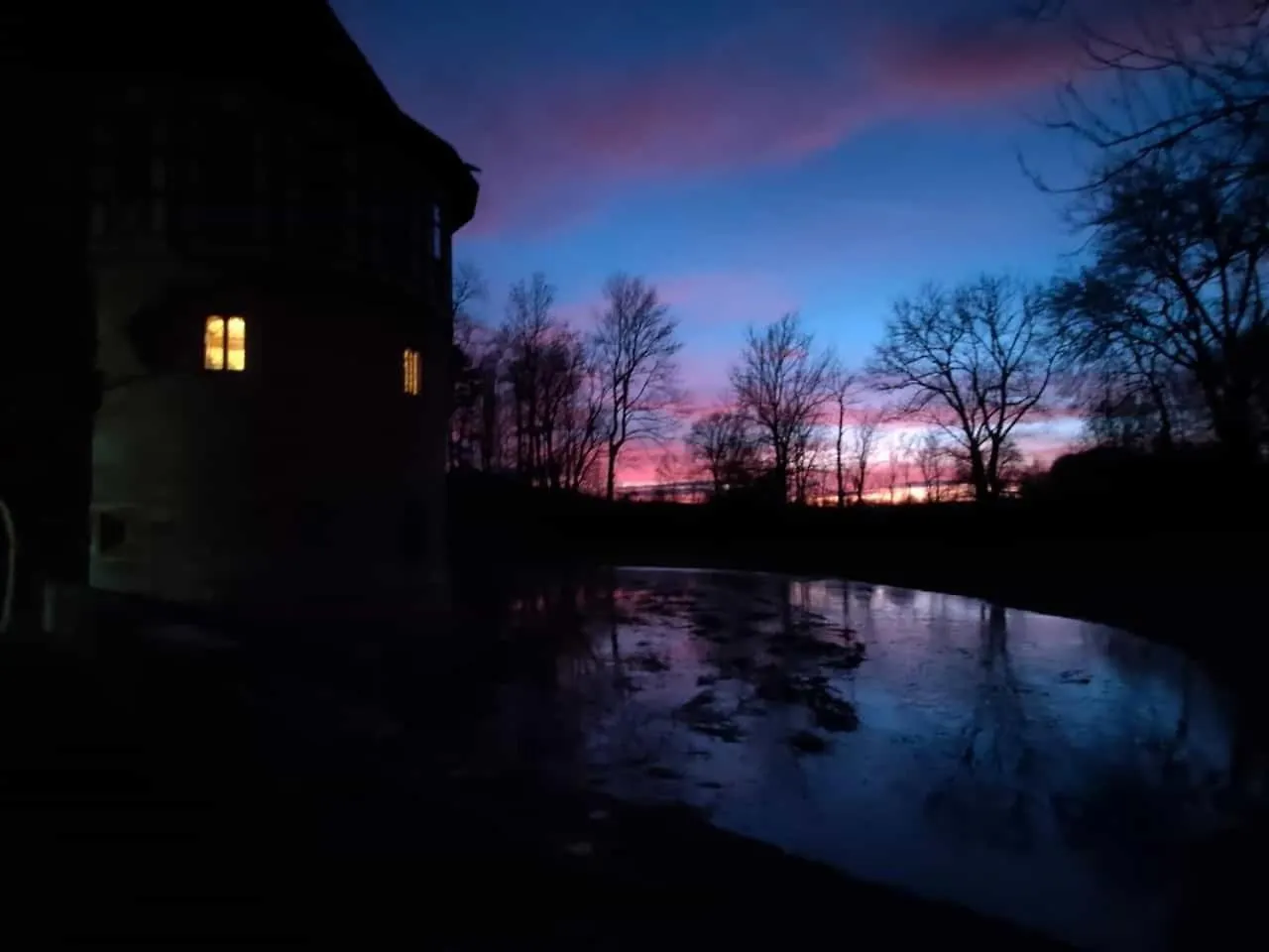 Urlaub Im Wasserschloss Irmelshausen Hochheim Németország